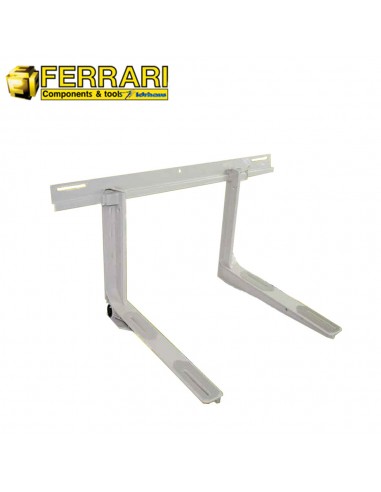 FERRARI STAFFA A PARETE ANTICORROSIONE 2 mm DI ANIMA DI ACCIAIO ZINCATORIVESTITO IN POLIMERO PLASTICOPORTATA  Kg 100MISURE : H 3