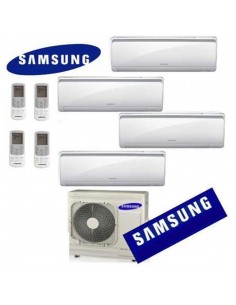 Samsung Climatizzatore Condizionatore Maldives Pompa di Calore Quadri Split AJ080M 7+7+12+12  Gas R410