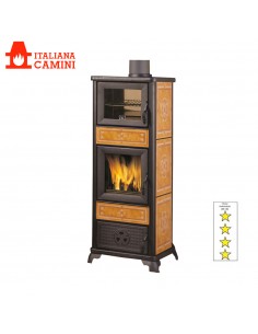 ITALIANA CAMINI DAFNE FORNOBASE KW 7,2  STUFA A LEGNA...