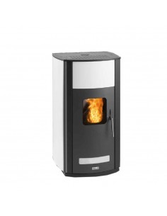 Unical T.it AQ 34 Termostufe  a pellet ad aria in acciaio...