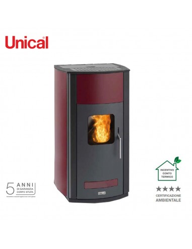 Unical T.it AQ 34 Termostufe  a pellet ad aria...