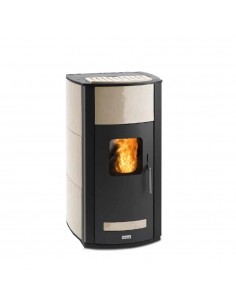 Unical T.it AQ 34 Termostufe  a pellet ad aria in acciaio...