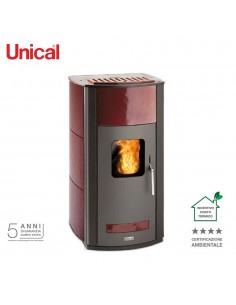 Unical T.it AQ 34 Termostufe  a pellet ad aria in acciaio... 2