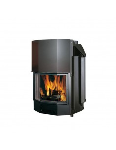 Edilkamin Acquatondo 22 Prismatico Termocamino a Legna Kw...