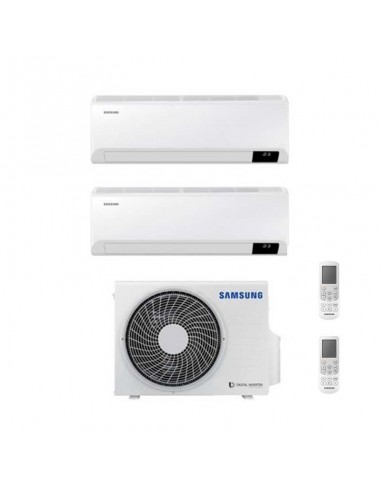 Climatizzatore Condizionatore Samsung CEBU R32 Wifi Dual Split Inverter Pompa di calore 7000  + 9000 BTU  + AJ040TXJ2KG/EU -