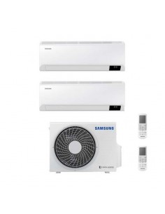 Climatizzatore Condizionatore Samsung CEBU R32 Wifi Dual Split Inverter 7000 + 7000 BTU + AJ040TXJ2KG/EU A+++/A++