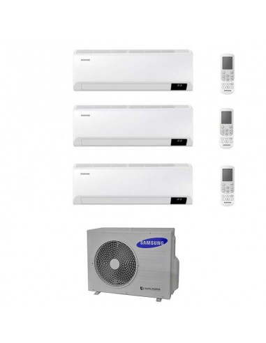 Climatizzatore Condizionatore Samsung CEBU R32 Wifi Dual Split Inverter 7000 + 9000 BTU + AJ040TXJ2KG/EU Classe A+++/A++