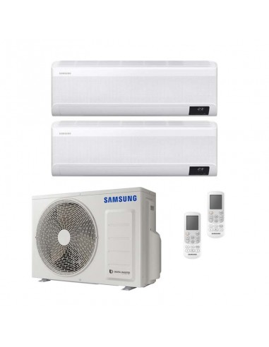 Climatizzatore Condizionatore Samsung WINDFREE AVANT R32 Wifi Dual Split Inverter 7000 + 9000 BTU con U.E. AJ040TXJ2KG/EU