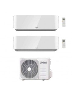 Climatizzatore Condizionatore Unical Dual Split Inverter Serie Air Cristal 10000+13000 Con XMX2 18HE R-32 A++/A+