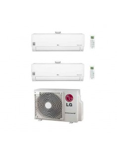 Climatizzatore Condizionatore LG Atmosfera R32 Dual Split Dual Inverter 9000 + 12000 BTU con U.E. MU2R15 Classe A+++/A+