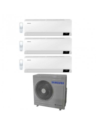 Climatizzatore Condizionatore Samsung CEBU R32 Wifi Trial Split Inverter 12000+12000+12000 BTU con U.E. AJ068TXJ3KG/EU Classe