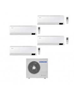 Climatizzatore Condizionatore Samsung CEBU R32 Wifi Quadri Split Inverter 7000 + 7000 + 7000 + 12000 BTU con U.E. AJ080TXJ4KG/EU