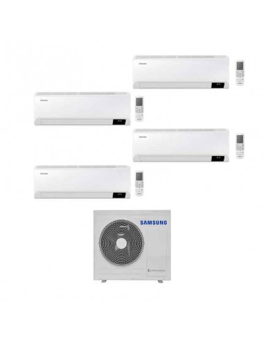 Climatizzatore Condizionatore Samsung CEBU R32 Wifi Quadri Split Inverter 7+9+9+12 BTU con U.E. AJ080TXJ4KG/EU