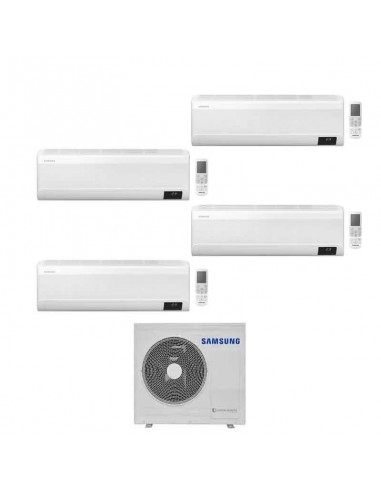 Climatizzatore Condizionatore Samsung WINDFREE AVANT R32 WifiQuadri Split Inverter 7000 + 7000 + 7000 + 7000 BTU con U.E. AJ080T