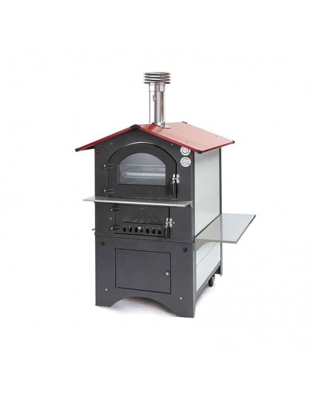 FONTANA ROSSO Forno a Legna da Esterno Linea Platino
