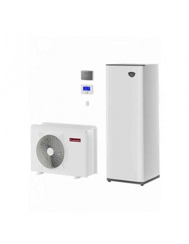 Ariston Pompa di calore Nimbus Compact S Net aria acqua 4 kw + unità interna ultracompatta con bollitore integrato da 180 lt