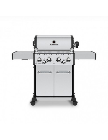 Broil King Baron Led S490 INOX Barbecue a Gas Linea Dual Tube Thermacast
