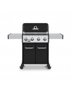 Broil King Baron Led 440 NERO Barbecue a Gas Linea Dual Tube Thermacast