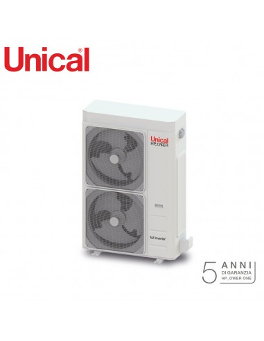 Unical HP Ower One 140R Pompa Di Calore Aria/Acqua Full Inverter Max/Min 7,54/15,23 Kw A+++ Gas R32