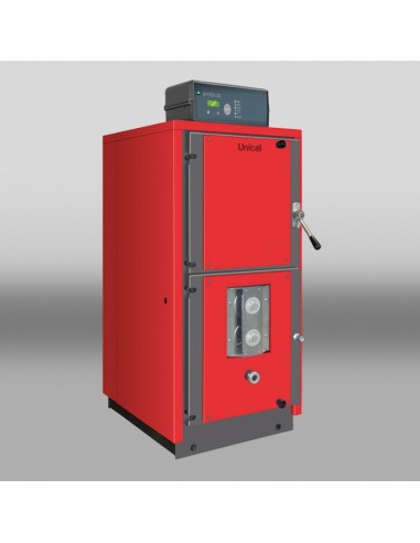 Unical Firex 2S 34 Caldaia A Legna A Gasificazione Totale A fiamma Rove
 sciata  34 kw 5 Anni Di Garanzia