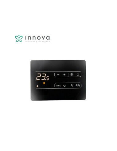 INNOVA COMANDO A MURO SMART TOUCH TERMOSTATO E SONDA AMBIENTE NERO 1/30