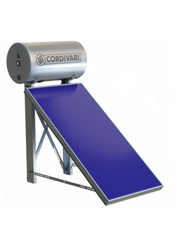 Cordivari Pannello Solare Termico Panarea V21W 150 Lt /2 Kit Universale Circolazione Naturale N. 1 collettori