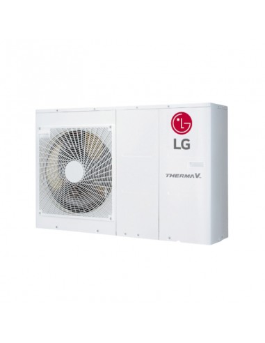 LG THERMA V Unità Esterna Monoblocco 9 KW Monofase HM091MR.U44 Pompa di Calore Gas R32 A+++