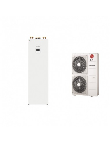 LG Therma V Hydrosplit Pompa di Calore HU121MRB.U30 12 KW + HN1616Y.NB1 Con A.C.S. 200L Integrato