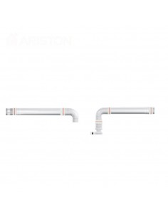 ARISTON  KIT SCARICO SDOPPIATO 80/80 GRIGIO CALDAIE A...