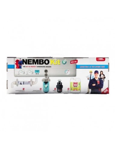 Gel Nembo Kit SalvaCaldaia-NK4 Plus 250+ Dosatore Polifosfati + Defangatore +Neutralizzatore Di Condensa
