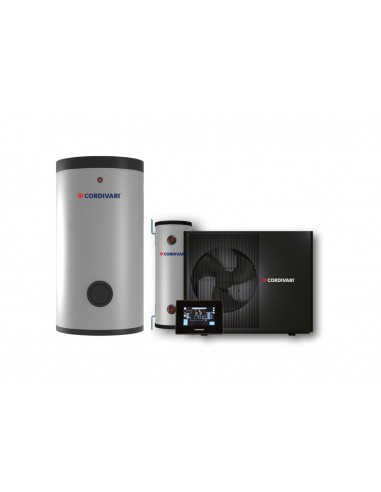 Cordivari Vestalis 11 Kw Sistema Combi con Pompa di Calore Con Volano
 Termico 80 Lt e Bolly 1 XL 300 Lt Temp. di Mandata 75° R