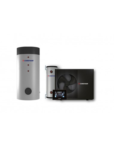 Cordivari Vestalis 11 Kw Sistema Combi con Pompa di Calore Con Volano
 Termico 80 Lt e Bolly 1 PDC 300 Lt Temp. di Mandata 75° 