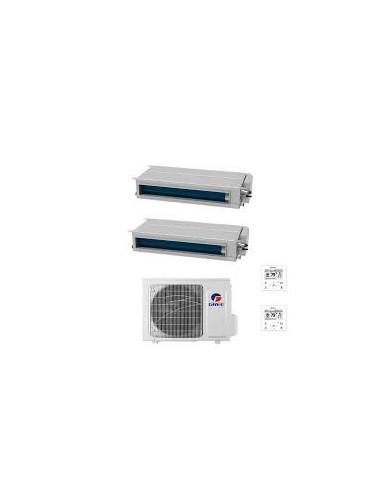 Gree Climatizzatore Condizionatore Canalizzabile Dualsplit 9000+9000 Inverter GWHD14NK6OO A++/A+ R32