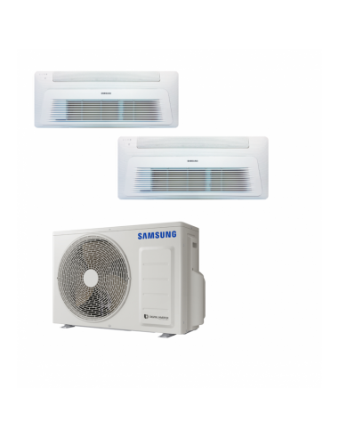 Samsung Climatizzatore Condizionatore Cassetta 1 Via Windfree 9000+12000 Btu Inverter A+++/ A++ AJ040TXJ2KG/EU