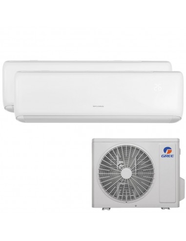 Gree Climatizzatore Condizionatore Dual Split Ari 9000 + 9000 Wi-fi Integrato Classe A++/A+ R32 GWHD(14)NK6OO