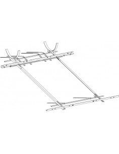 Cordivari Kit Di Fissaggio Tetto a Falda 2 Collettori Da 2,5