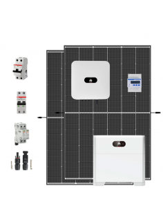Kit Fotovoltaico Huawei Monofase 4500W, Inverter Da 4.5Kw...