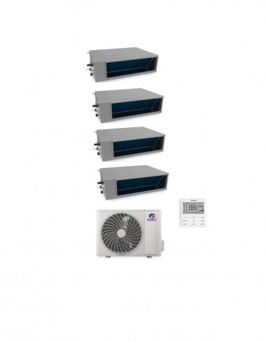Gree Climatizzatore Condizionatore Canalizzabile Quadrisplit 9+9+12+12 Inverter GWHD28NK6OO A++/A+ R32