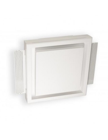 Ecoclima EDSC-Q D.100 Diffusore  Quadrato a Scomparsa Per Cartongesso
