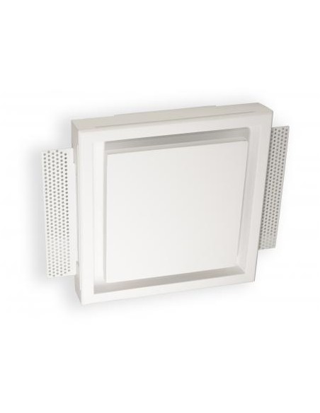 Ecoclima EDSC-Q D.100 Diffusore  Quadrato a Scomparsa Per Cartongesso