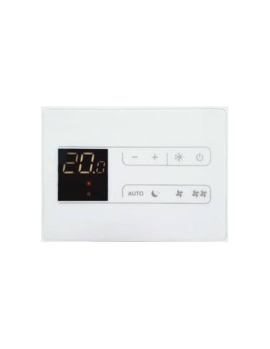 Innova Pannello Comandi a Muro Elettronico Smart Touch con Termostato eSonda Ambiente Colore Bianco