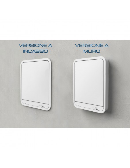 Tecnogas VMC Aire Active 2.0 Unità di Ventilazione con Recupero di Calore Telecom. Incluso On/oFF m3/h 100