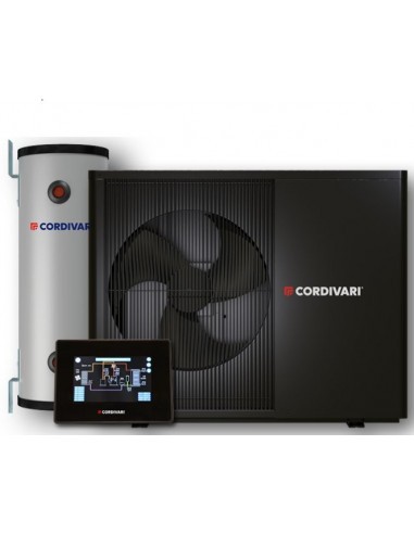 Cordivari Vestalis 16 Kw Sistema con Pompa di Calore e 
 Volano Termico 100 Lt  Temp. di Mandata 75° R 290 A+++ V220