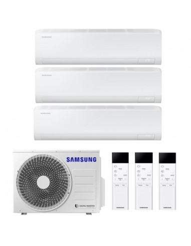 Climatizzatore Condizionatore Samsung CEBU S2 R32 Wifi Trial Split Inverter 12000 + 12000 + 12000 BTU con U.E. AJ068TXJ3KG/EU