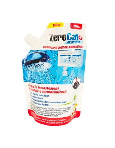 Gel Zerocal+ Dose Ricarica Liquida Prodotto Anticalcare 250g