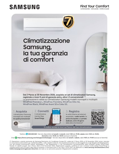Samsung Climatizzatore WindFree Avant S2 Black...