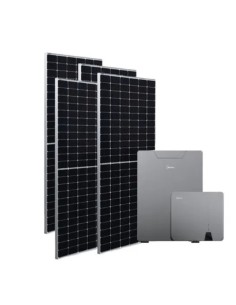 Kit Fotovoltaico Midea Monofase Inverter Da 6Kw Con...