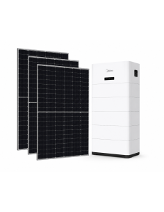 Kit Fotovoltaico All-In- On Midea Monofase Inverter  6 Kw...