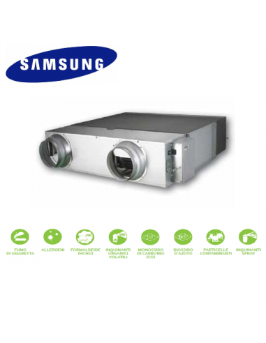 Samsung VMC Recuperatore di calore ERV Portata d'aria 500 MC/H