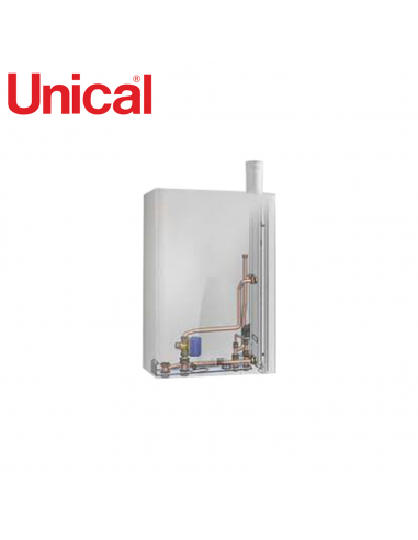 UNICAL KIT PER PRODUZIONE ACS COMPLETO DI SCAMBIATORE A PIASTRE,SISTEMA DI CONESSIONE DI TUBI E VALVOLE A TRE VIE MOD.ALKON 70C